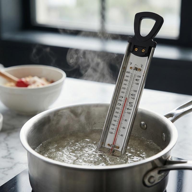 家庭用キッチンステンレス製キャンディ温度計、ジャムや砂糖シロ - Home Cooking Reading のレビューと価格