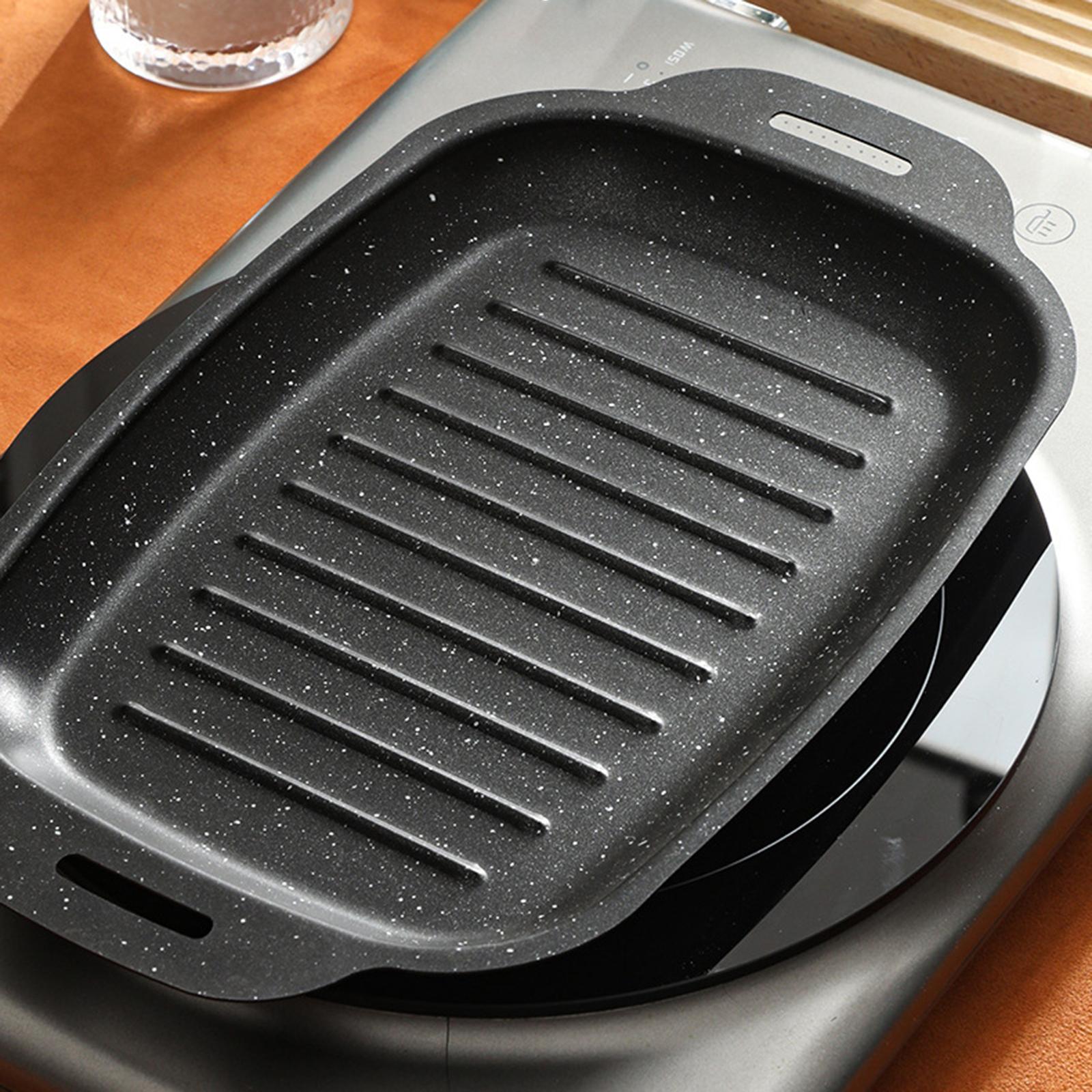 バーベキューパン ノンスティック炭素鋼 ポータブル 多用途  - Crepe Pan Nonstick のレビューと価格