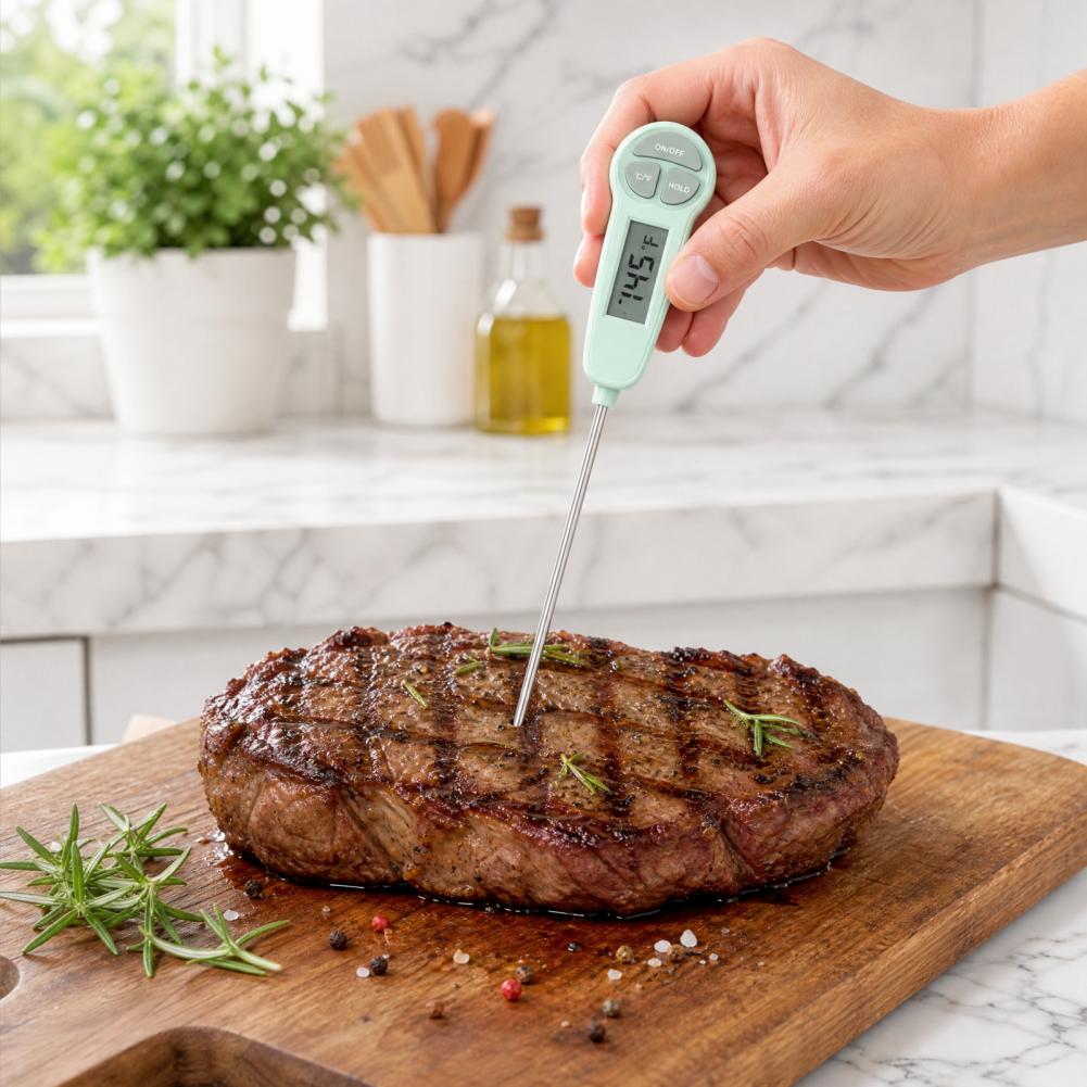 家庭用調理温度計 インスタント読み取りデジタル食品温度計 正 - Home Cooking Reading のレビューと価格