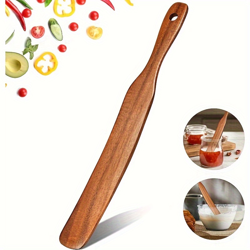1PC 木製調理スパチュラセット、スパチュラ、ノンスティック - Crepe Pan Nonstick のレビューと価格