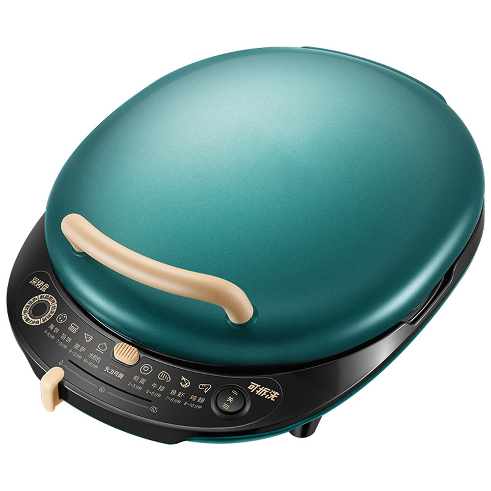 家庭用電気パンケーキマシン、ステーキ焼き鍋、両面加熱パンケー - Crepe Pan Nonstick のレビューと価格