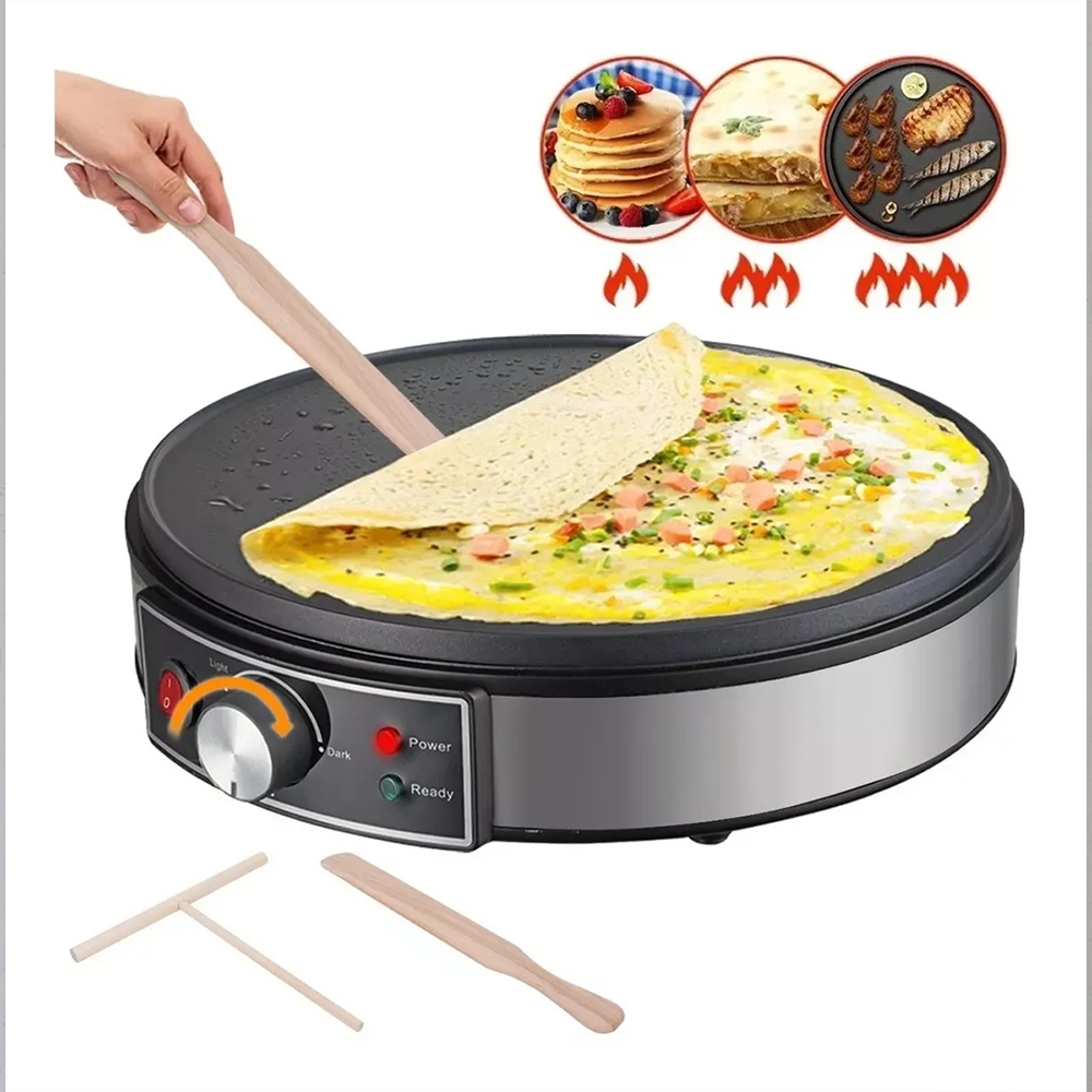 電気クレープメーカーマシン パンケーキマシン バッタークレー - Home Cooking Oil Making Machine のレビューと価格