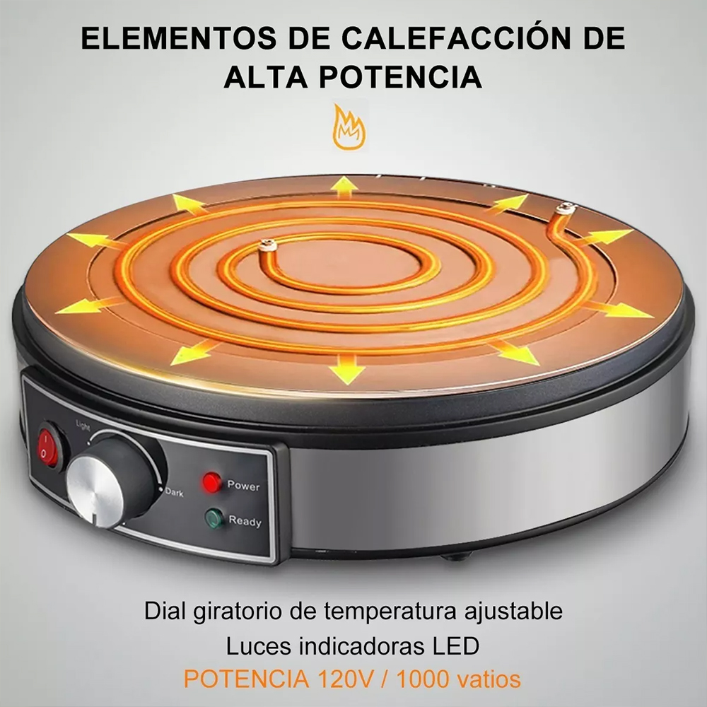 電気クレープメーカーマシン パンケーキマシン バッタークレー - Home Cooking Oil Making Machine のレビューと価格