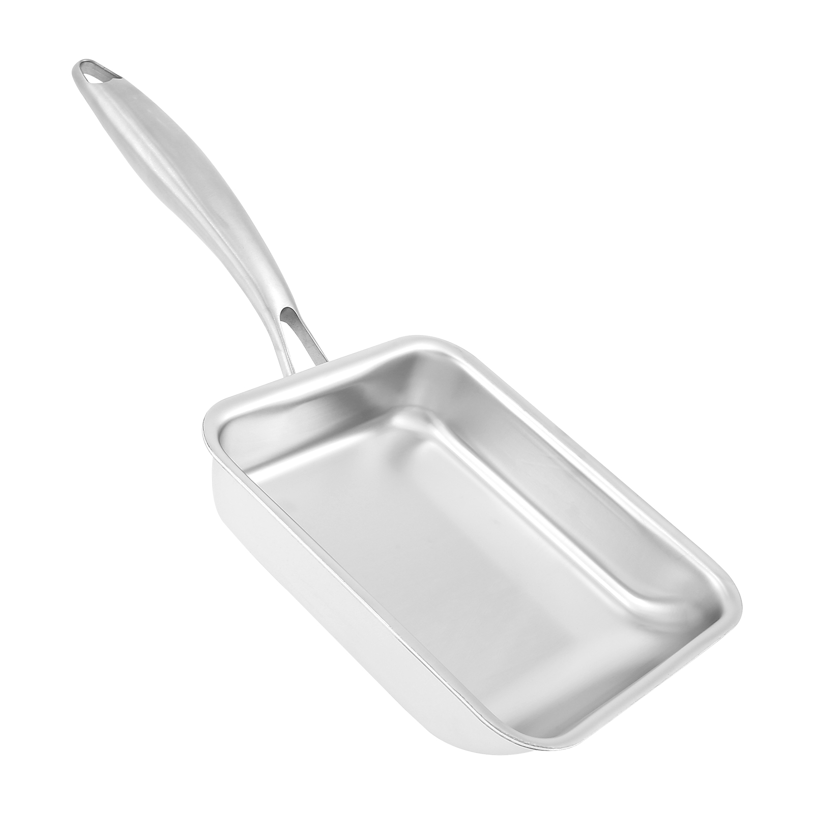 卵焼きパン ステンレス鋼 日本のオムレツパン ハンドル付き  - Crepe Pan Nonstick のレビューと価格