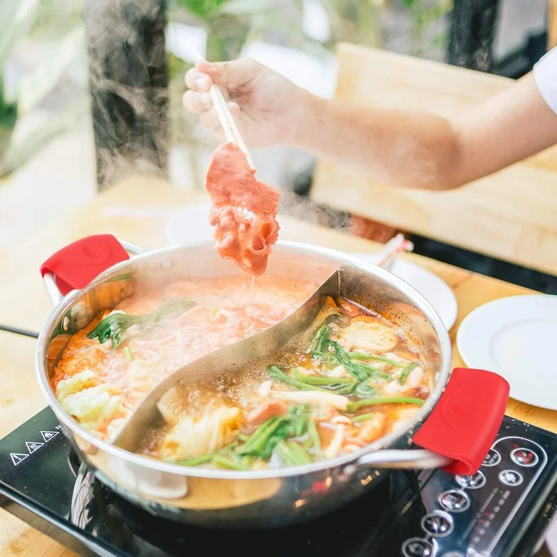 焦げ付き防止耐熱シリコンオーブングローブ、クリップホルダー、 - Crepe Pan Nonstick のレビューと価格