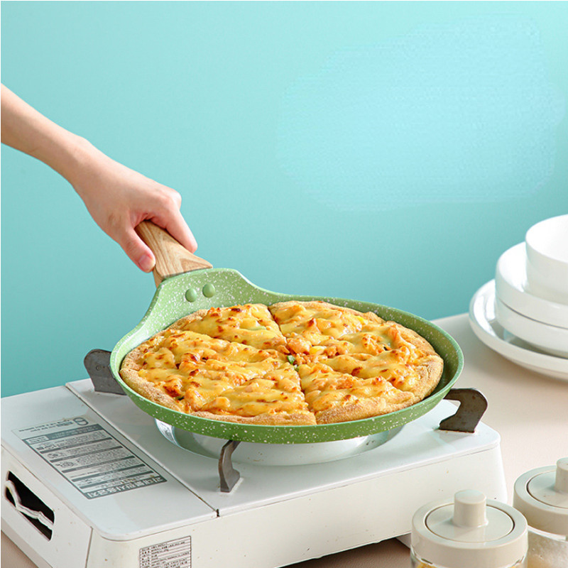 木製ハンドル付きの焦げ付き防止フライパン、クレープパンケーキ - Crepe Pan Nonstick のレビューと価格