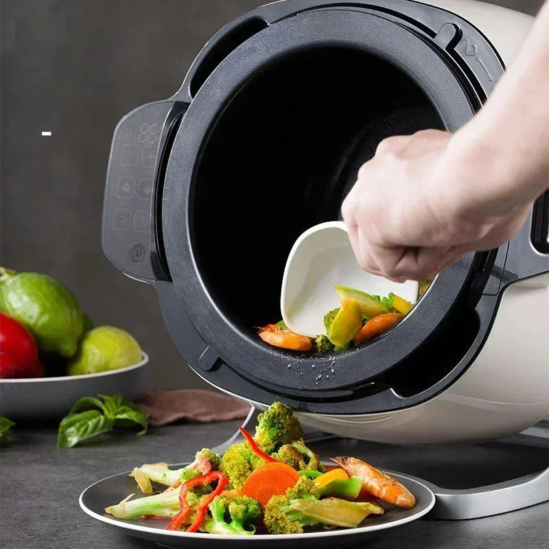 2025年モデル 2000W インテリジェント自動電気中華鍋 - Crepe Pan Nonstick のレビューと価格