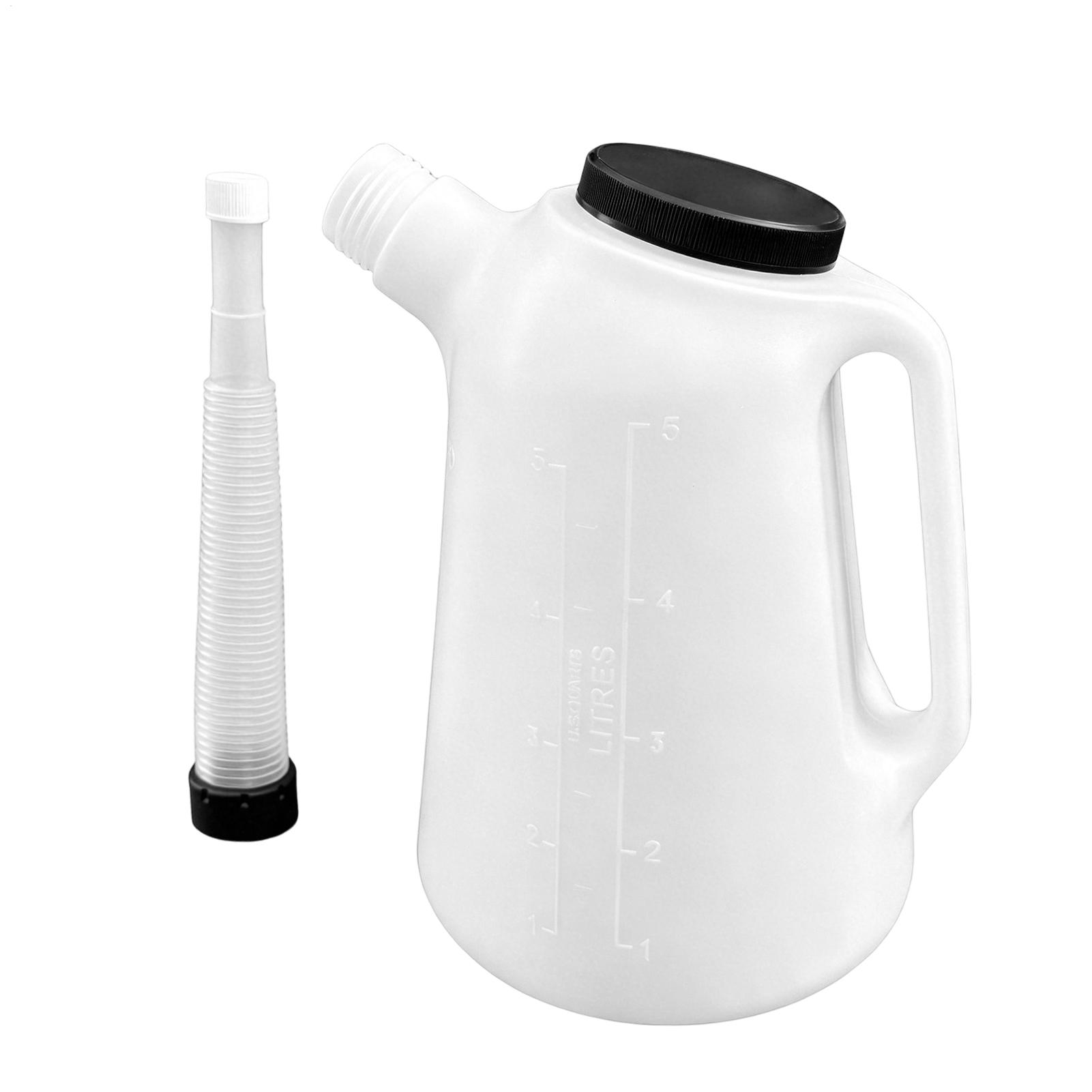 5L液体交換容器オイル缶（注ぎ口と蓋付き）自動車エンジン、機 - Home Cooking Oil Making Machine のレビューと価格