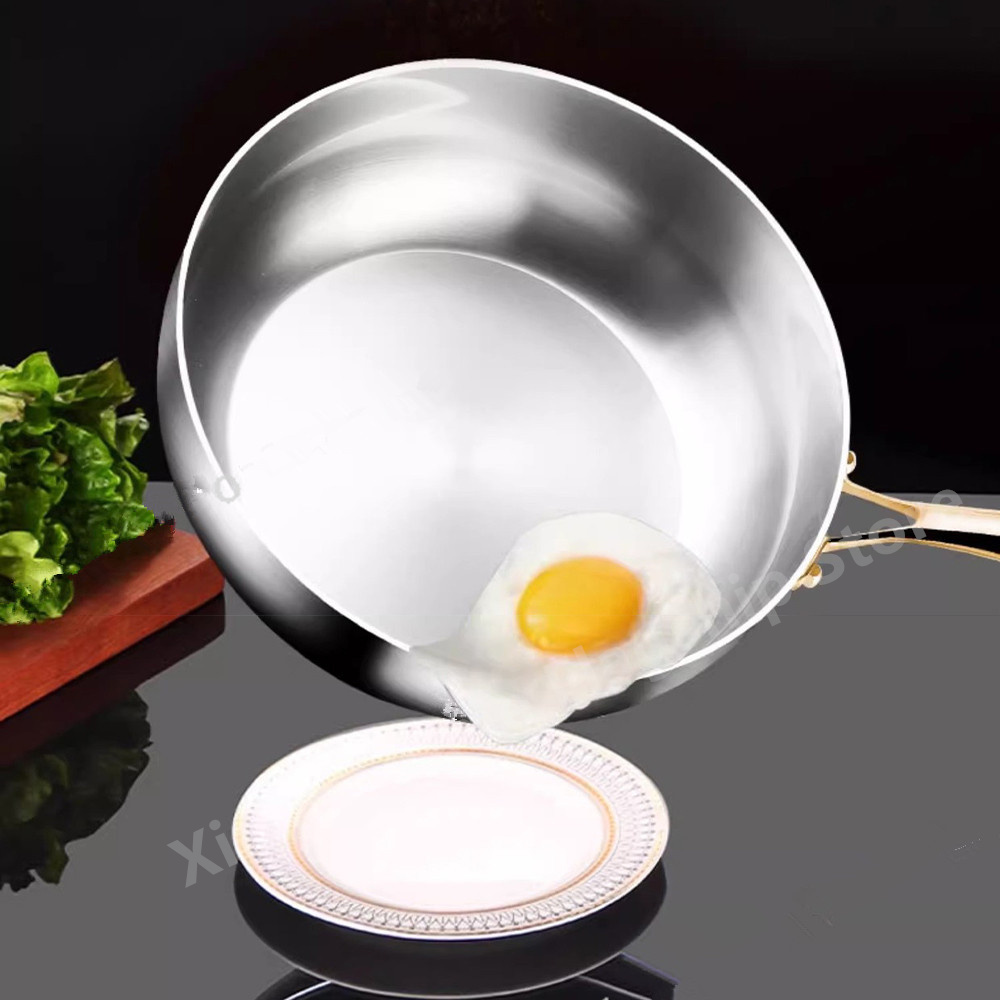 316 ステンレス鋼フライパン深めのコーティングされていない - Crepe Pan Nonstick のレビューと価格