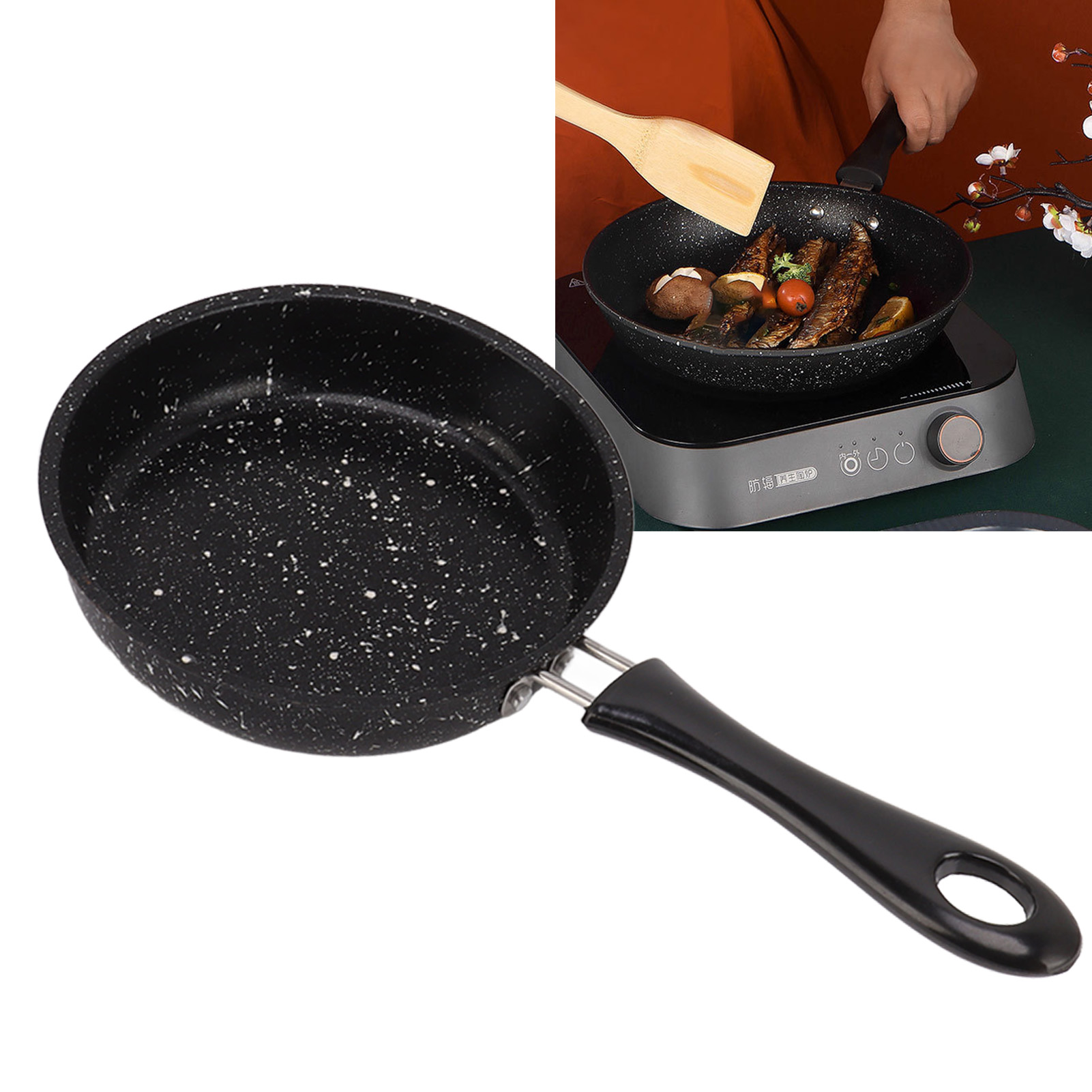 フライパン ステンレス鋼 エッグパン 人間工学に基づいたハン - Crepe Pan Nonstick のレビューと価格
