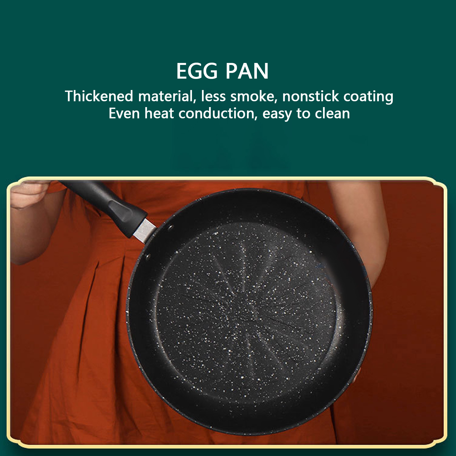 フライパン ステンレス鋼 エッグパン 人間工学に基づいたハン - Crepe Pan Nonstick のレビューと価格