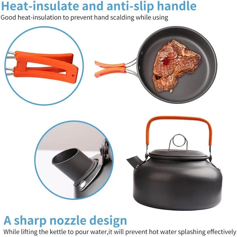 キャンプクッキングセット キャンプ調理器具 旅行用食器 アウ - Crepe Pan Nonstick のレビューと価格
